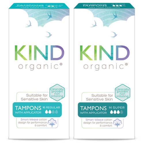 Kind Organic tampons without applicator
